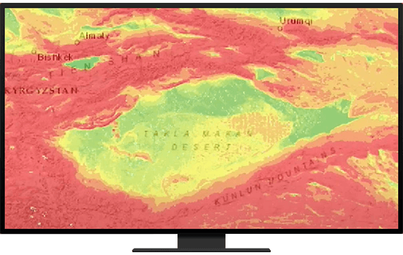 Real-time image processing and raster analyses