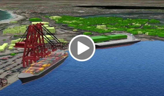 Fremantle ports digital twin video