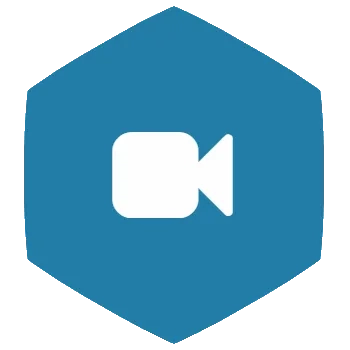 Blue camera icon