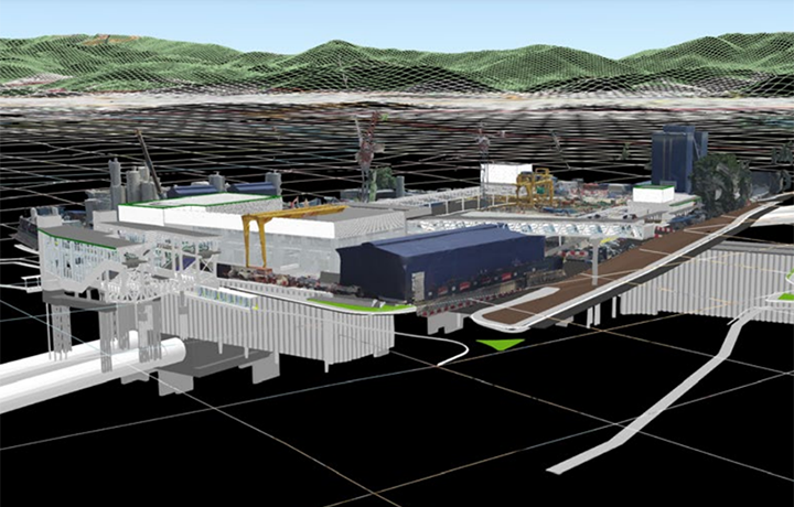 MRT corp BIM and GIS digital twin