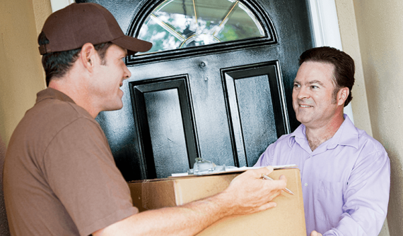 Analytics enabling smarter home delivery card